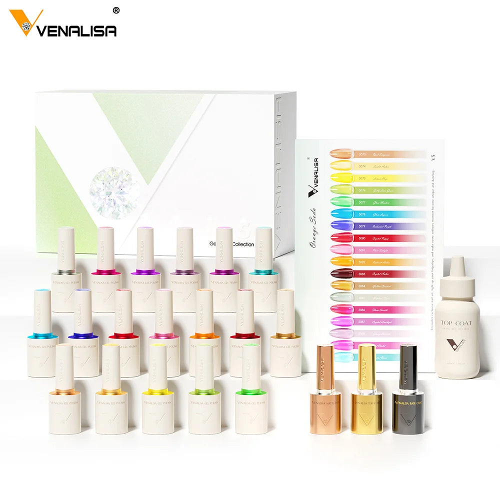 Venalisa 18 Colors Gel Nail Polish Set 10ml HEMA Free Vegan