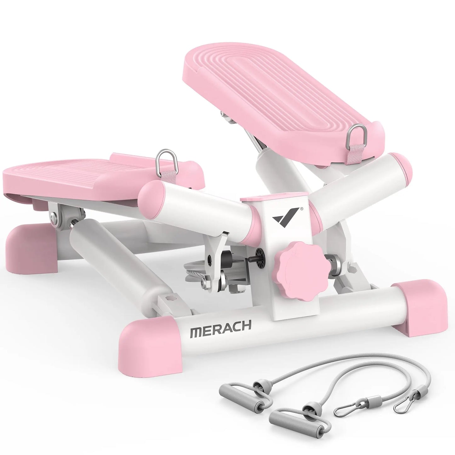 Merach Mini Stepper 330lbs With Resistance Band For Fitness
