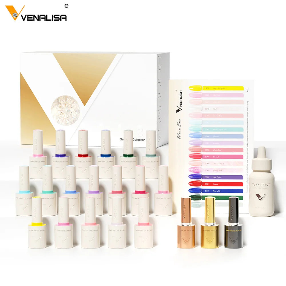 Venalisa 18 Colors Gel Nail Polish Set 10ml HEMA Free Vegan