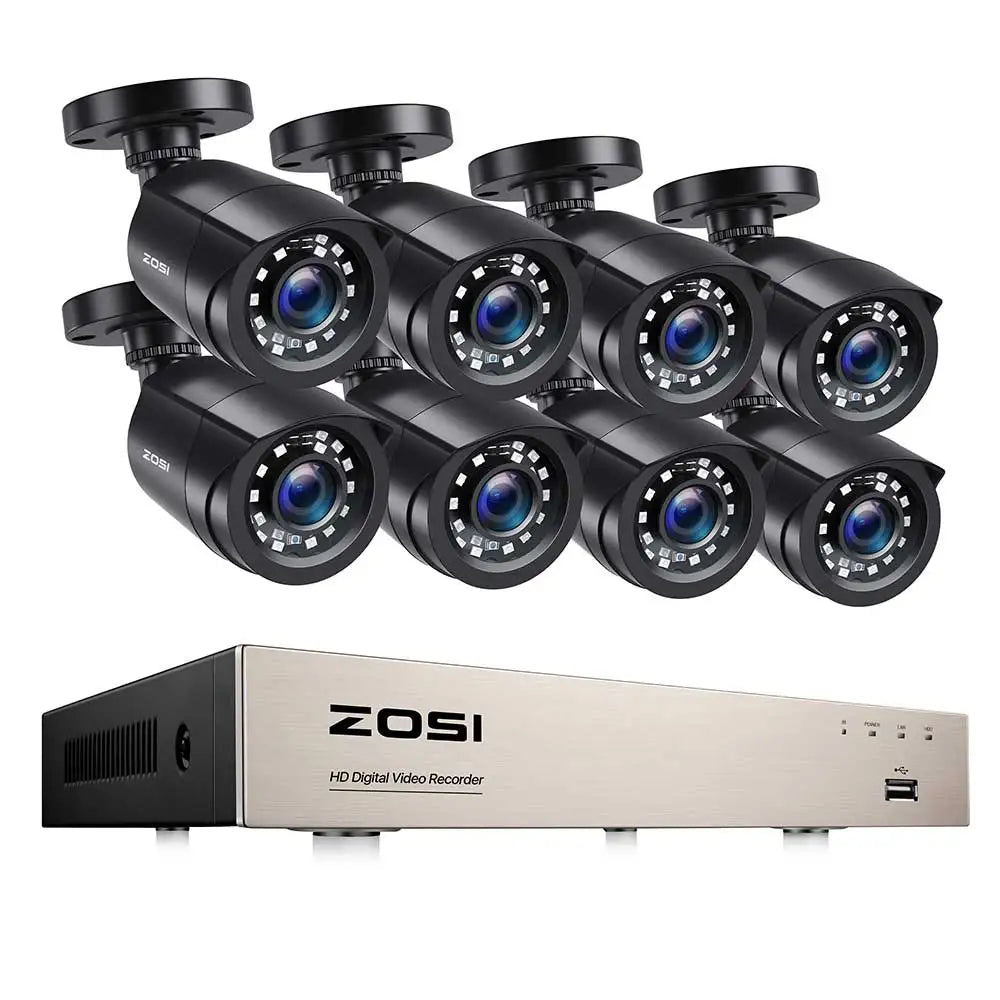 ZOSI 3K Lite Security 2MP 1080P Vehicle Detection 8CH DVR