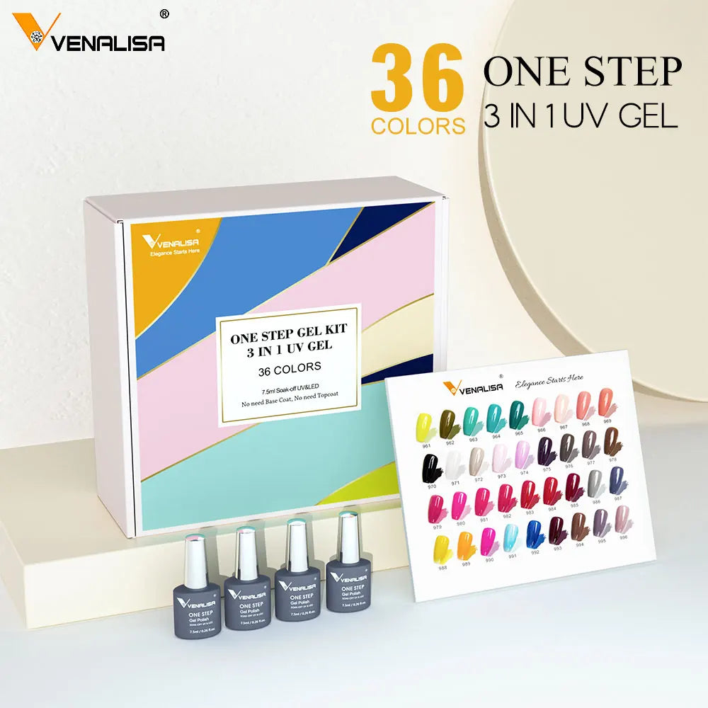 Venalisa TPO Free Gel Nail Polish Set With Color Display