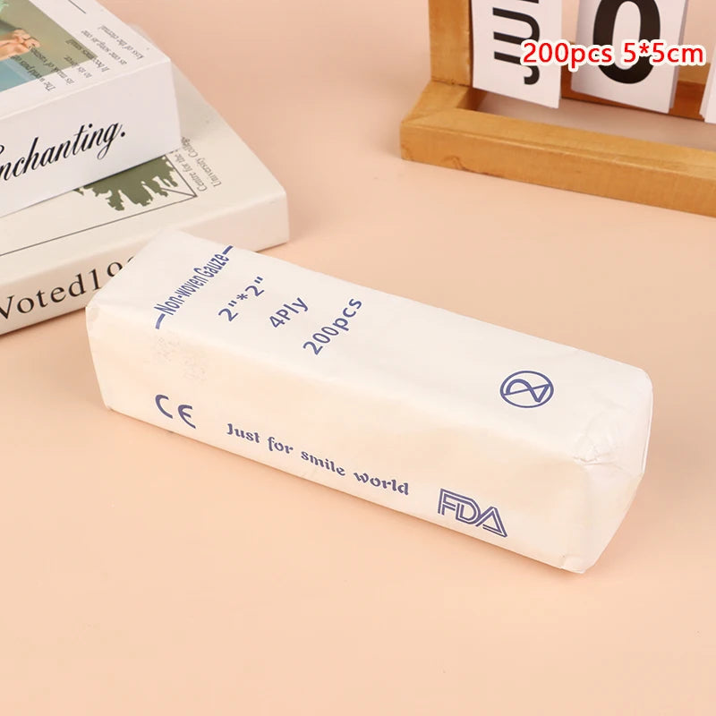 Gauze Pad Cotton First Aid Sterile Wound Dressing 5x5cm