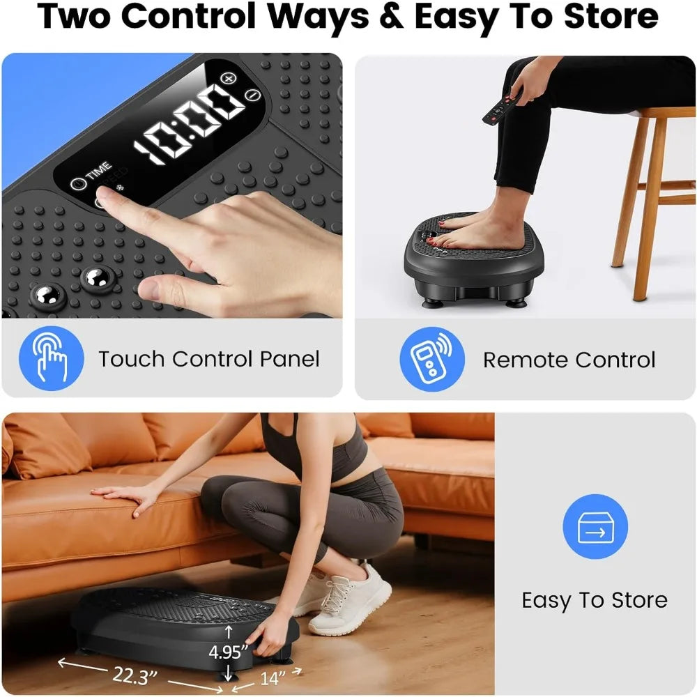 Vibration Plate Exercise Machine Full Body Fitness Platform