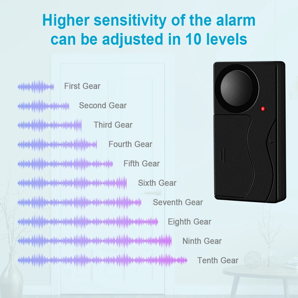 Awapow Wireless Bike Alarm With Remote Control 110dB Safety