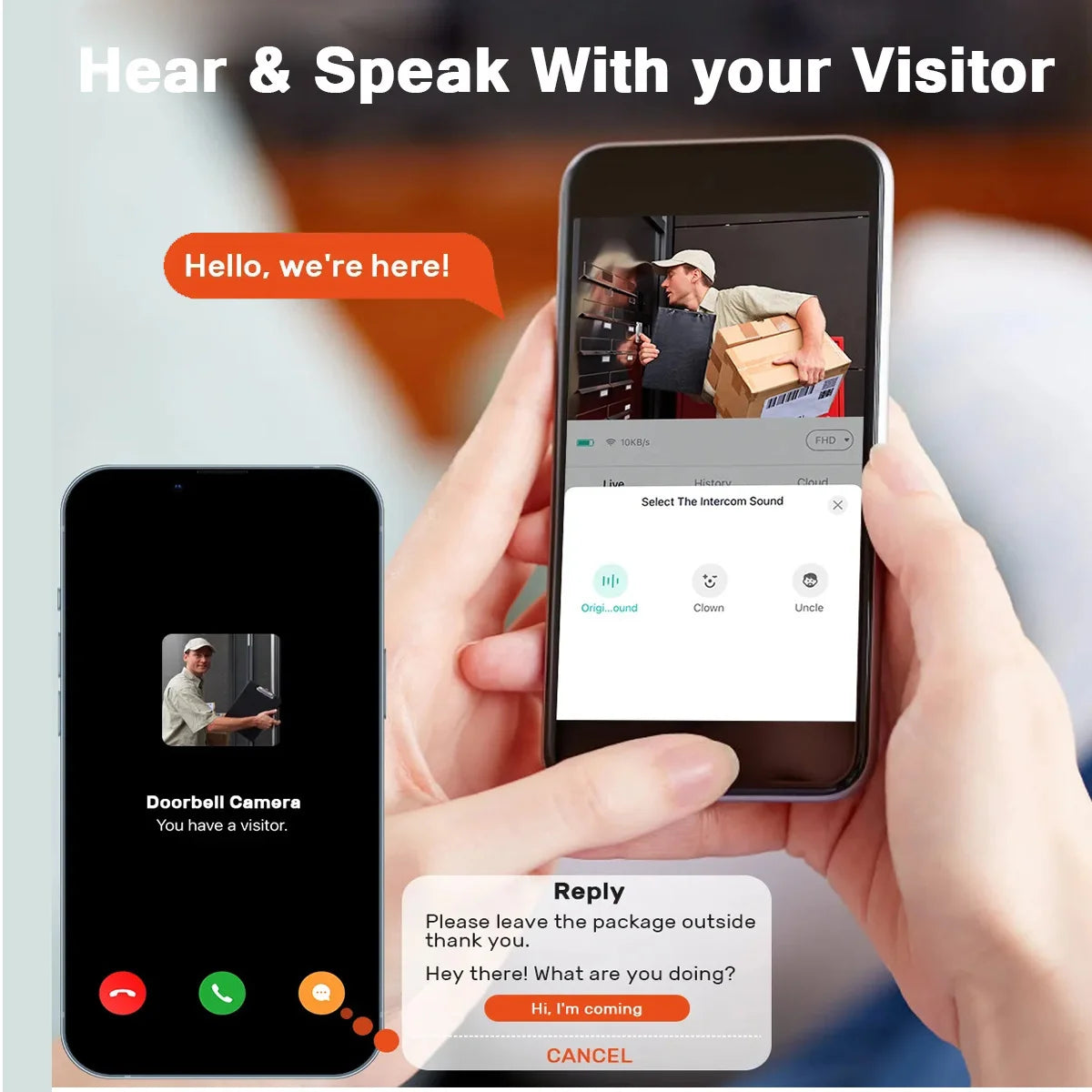 Tuya Smart Video Doorbell Camera Wireless Home Security