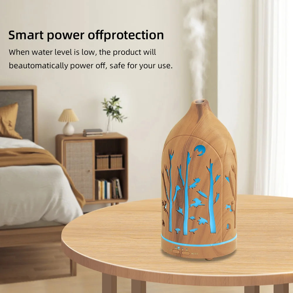 7-Color LED Aromatherapy Diffuser with Essential Oils Set
