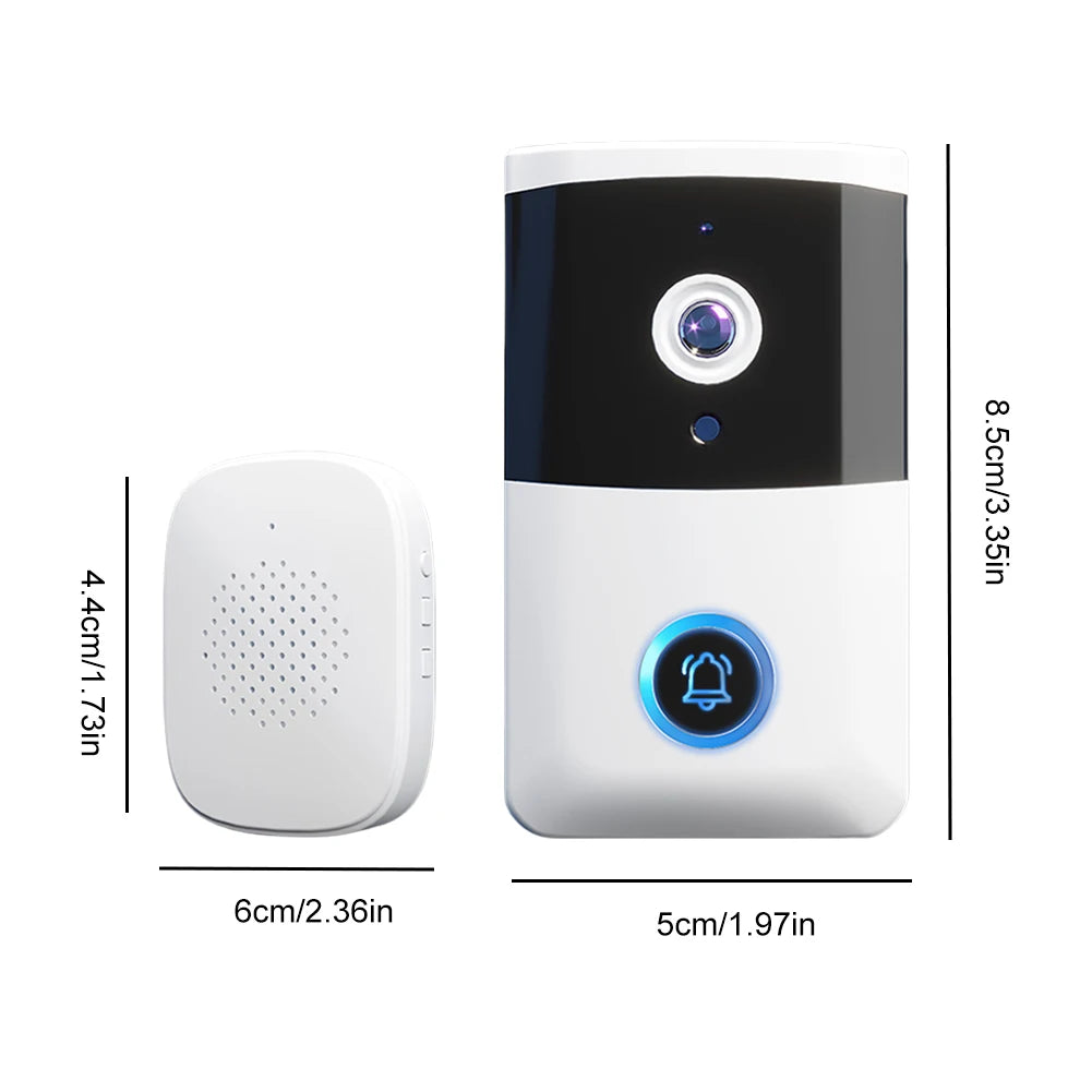 WiFi Wireless Video Doorbell With IR Night Vision Camera