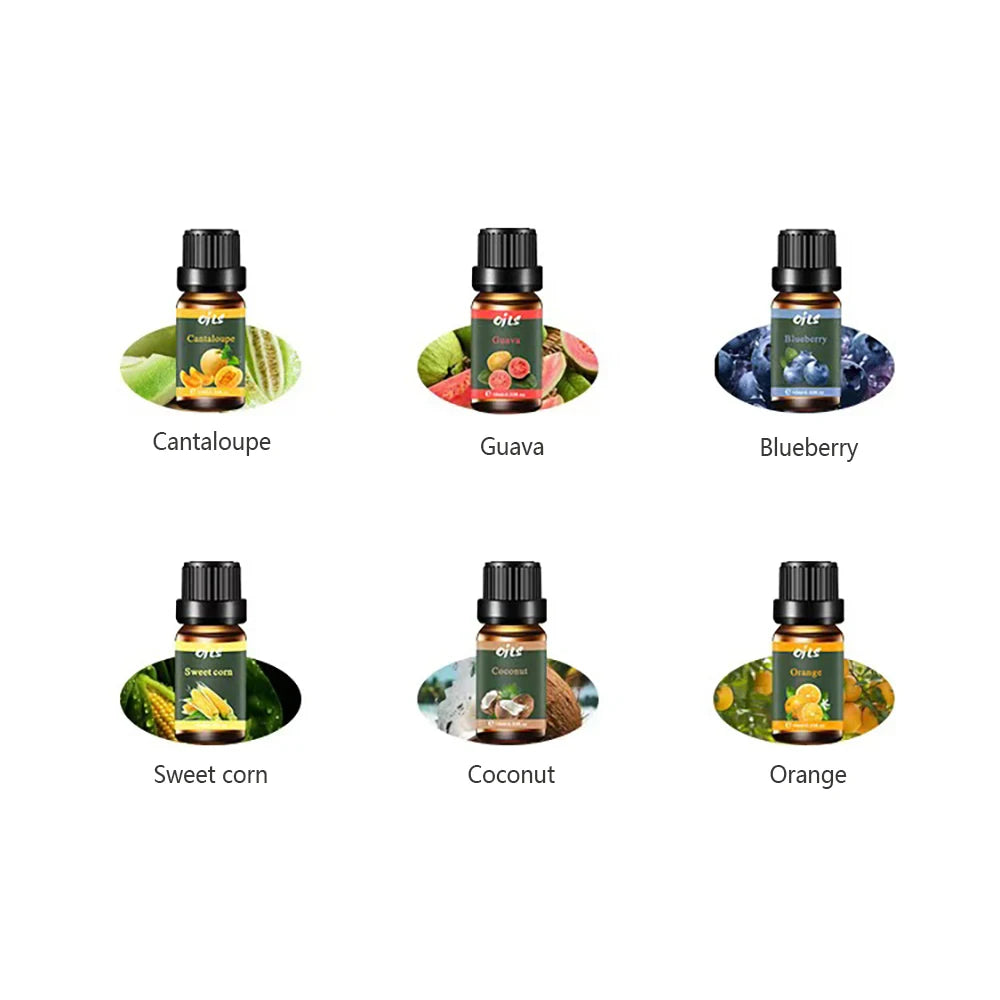 Premium 6 in 1 Essential Oil Kit with Citrus and Berry Scents
