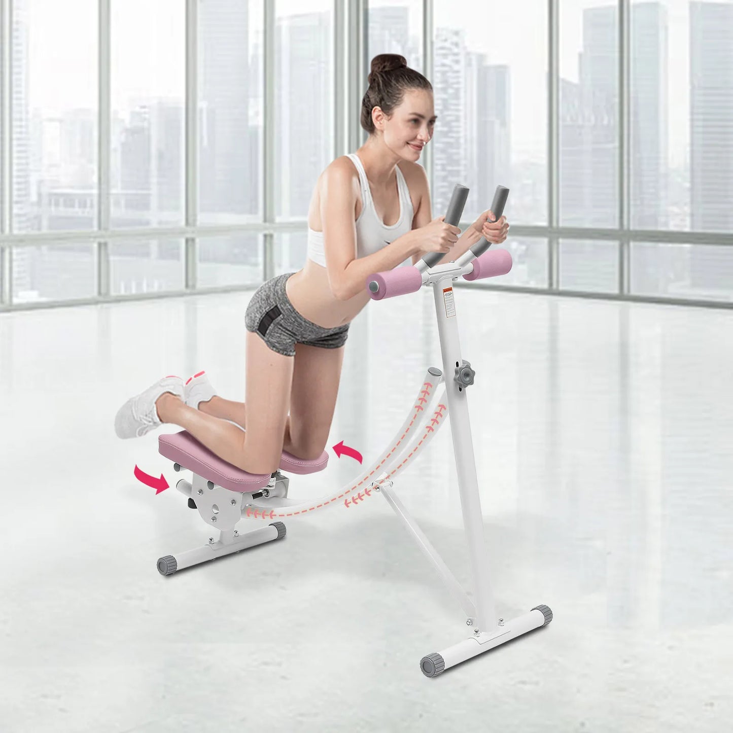 Foldable Ab Machine 150kg Weight Capacity For Home Gym