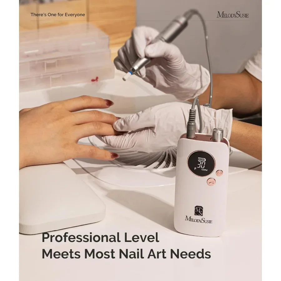 Portable Nail Drill 30000 RPM SC320F Cordless EFile