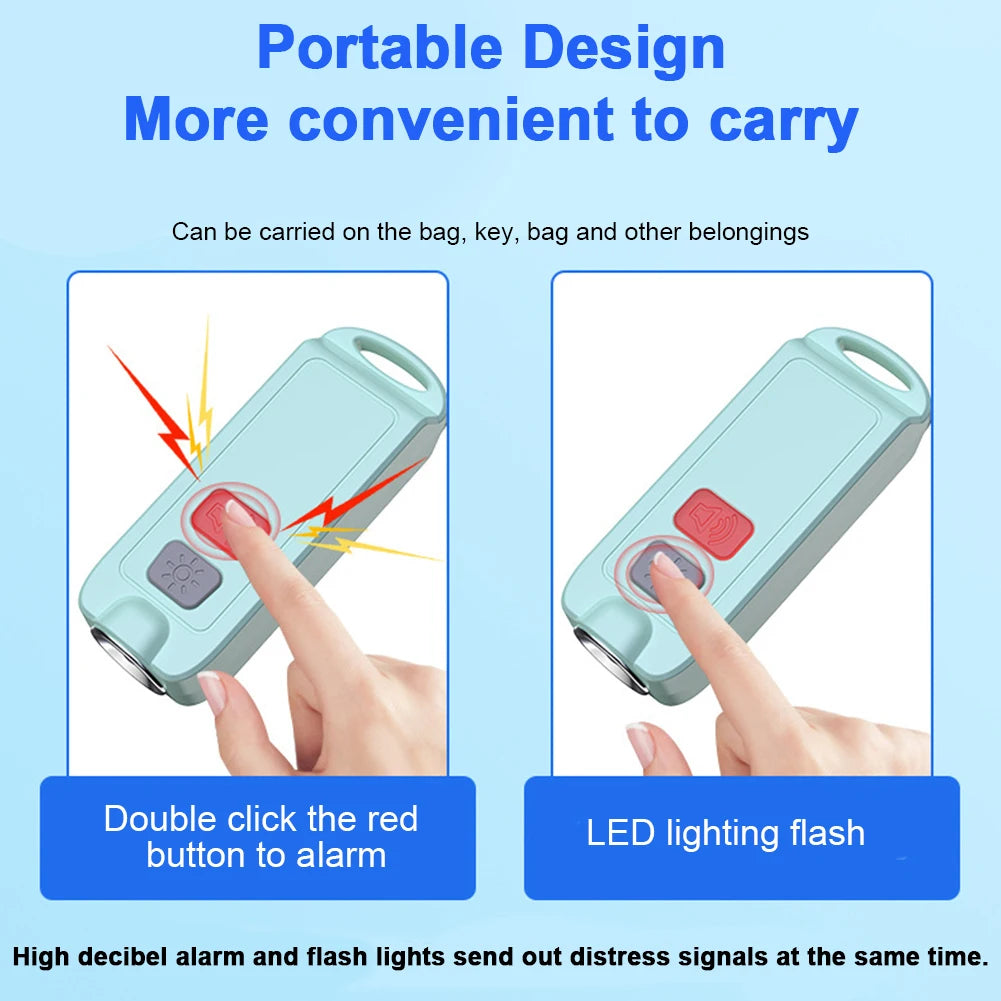 Personal Alarm 130dB Led Lights Safety Alarm For Women