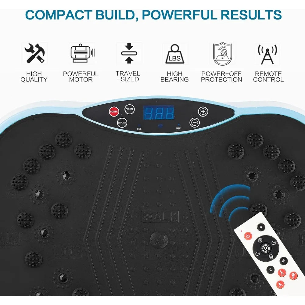 Vibration Plate Exercise Machine Full Body Workout Remote