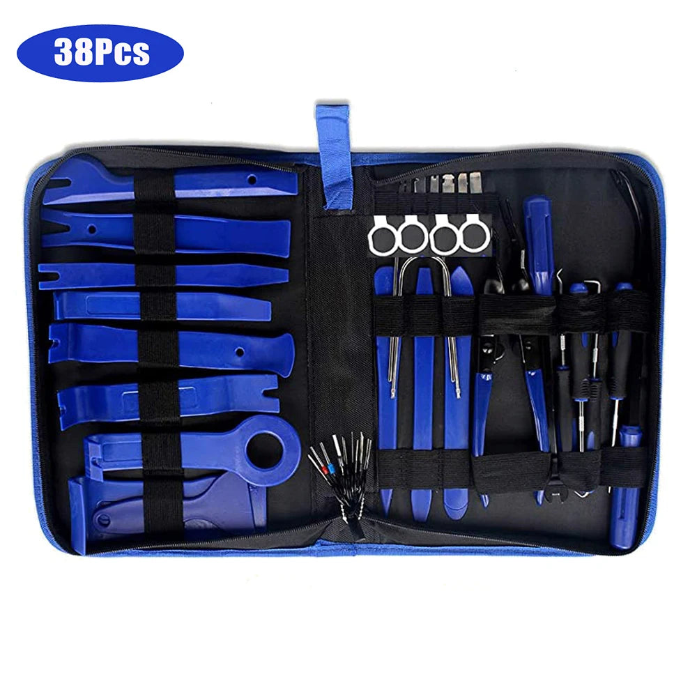 38Pcs Car Interior Disassembly Tool Plastic Panel Clips