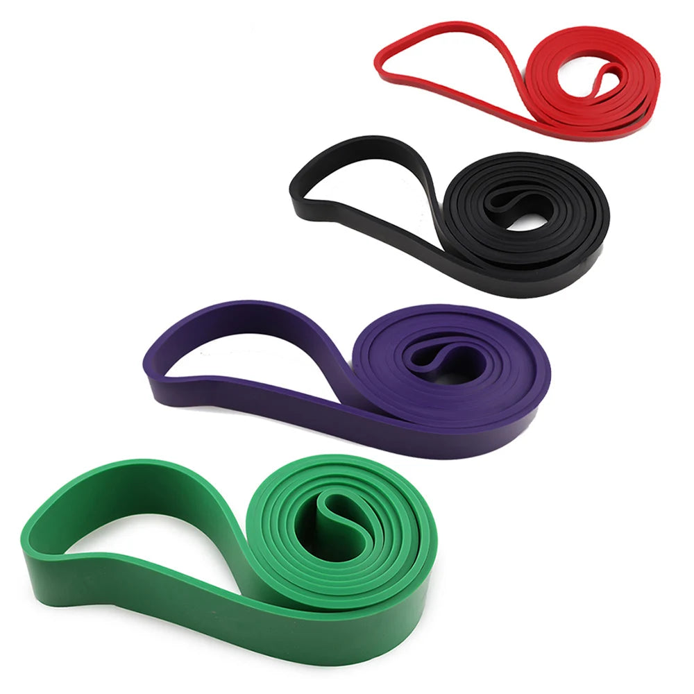 Natural Rubber Resistance Bands 41 Inch Belt For Pull Ups