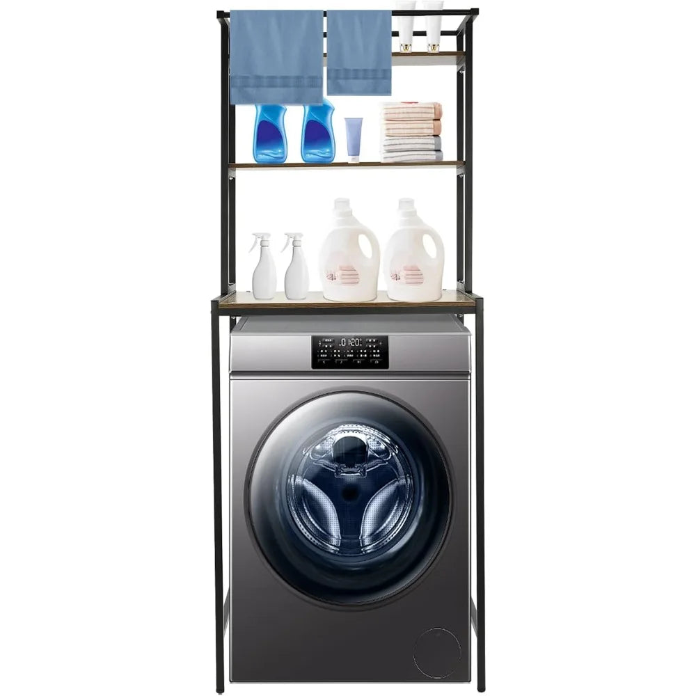 Over Washer And Dryer Shelves 3 Tiers Laundry Organizer