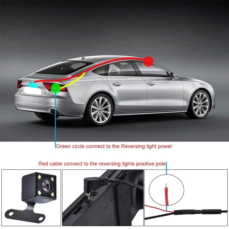 Car Rear View Camera 170 Degree Wide Angle Night Vision