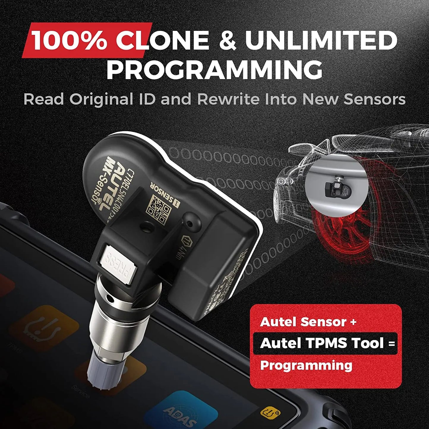 Autel MX Sensor 433 315MHz TPMS Sensor MaxiTPMS Tire Monitor