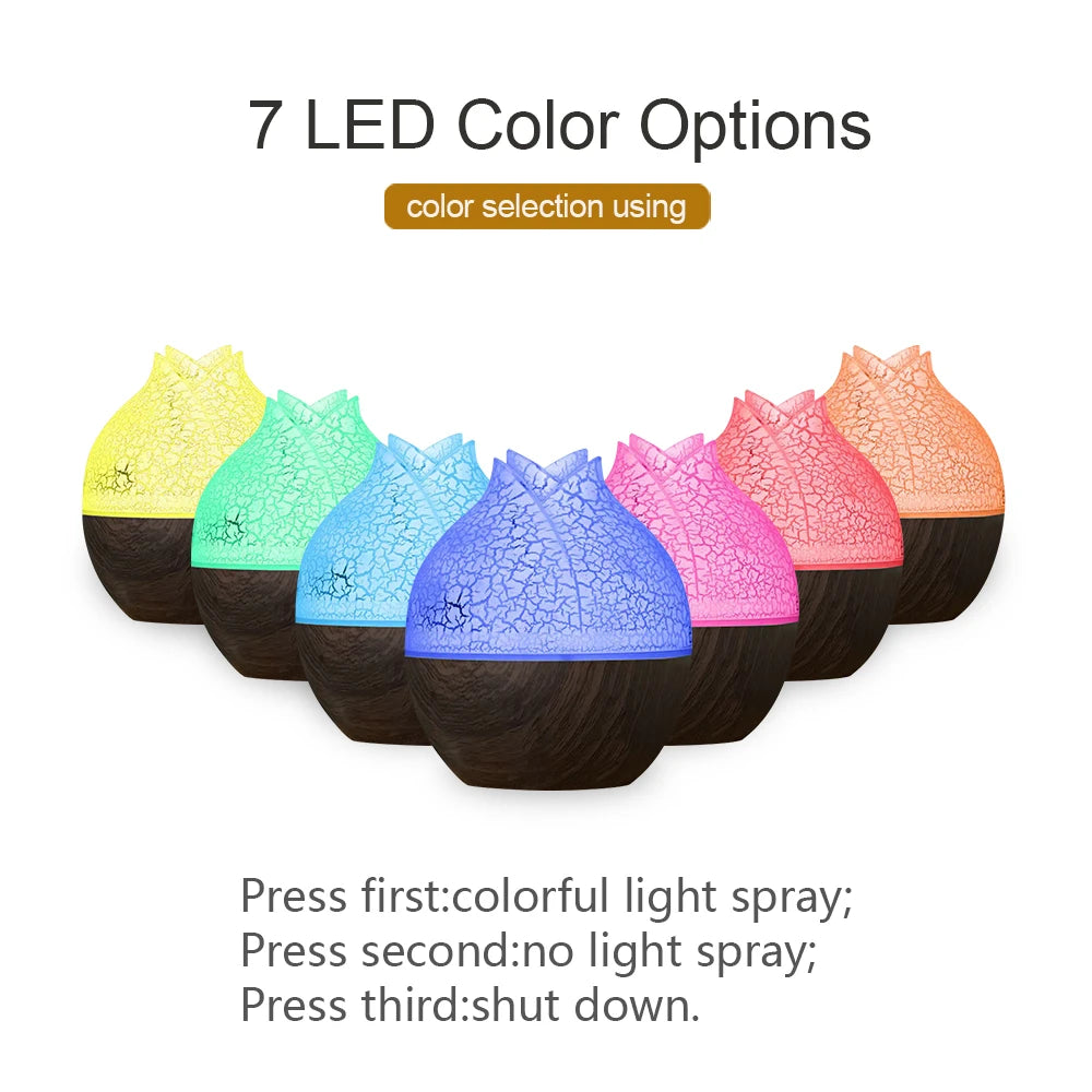 Whisper Quiet Ultrasonic Humidifier Aromatherapy Diffuser