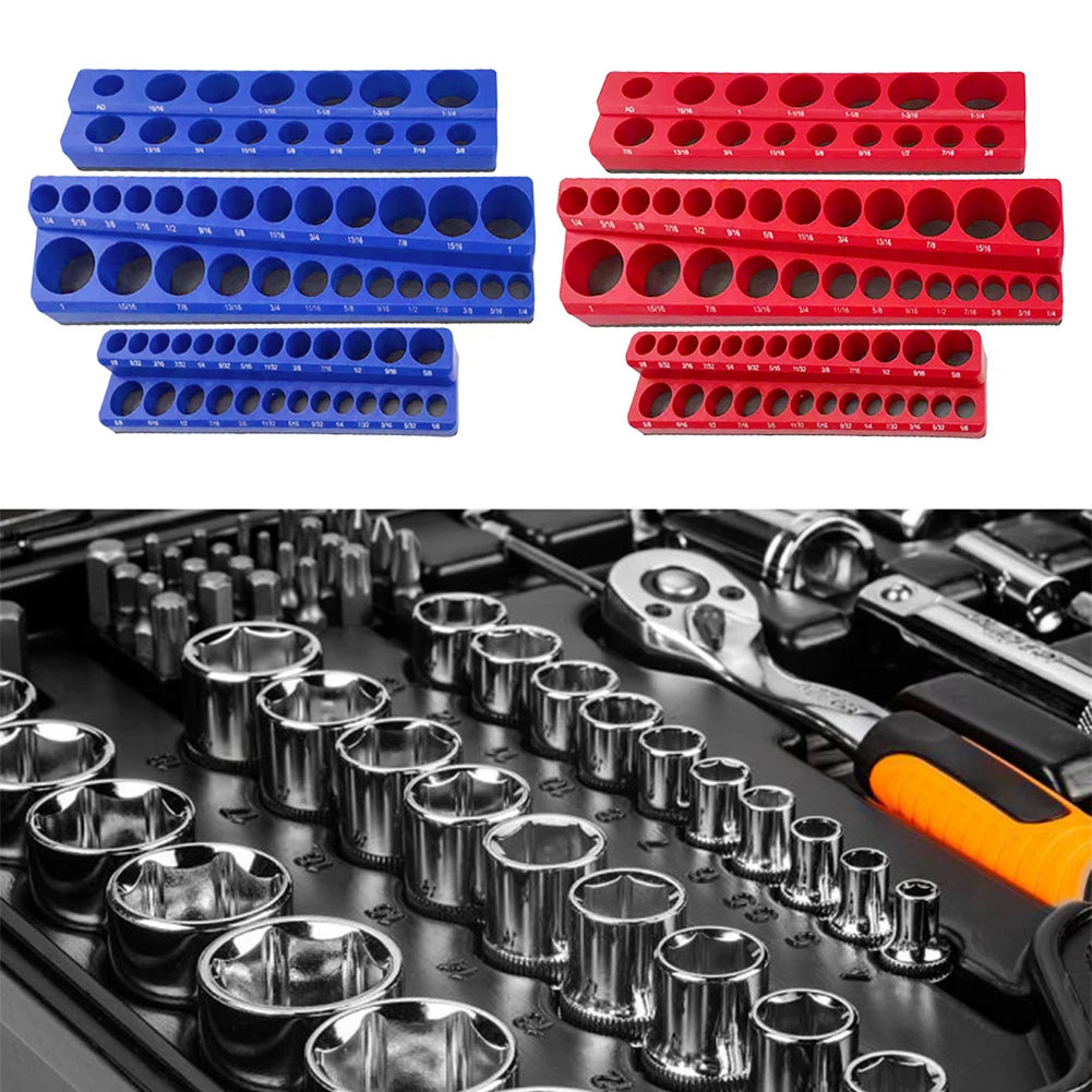 Magnetic Socket Organizers 141 Socket Trays Storage Rack