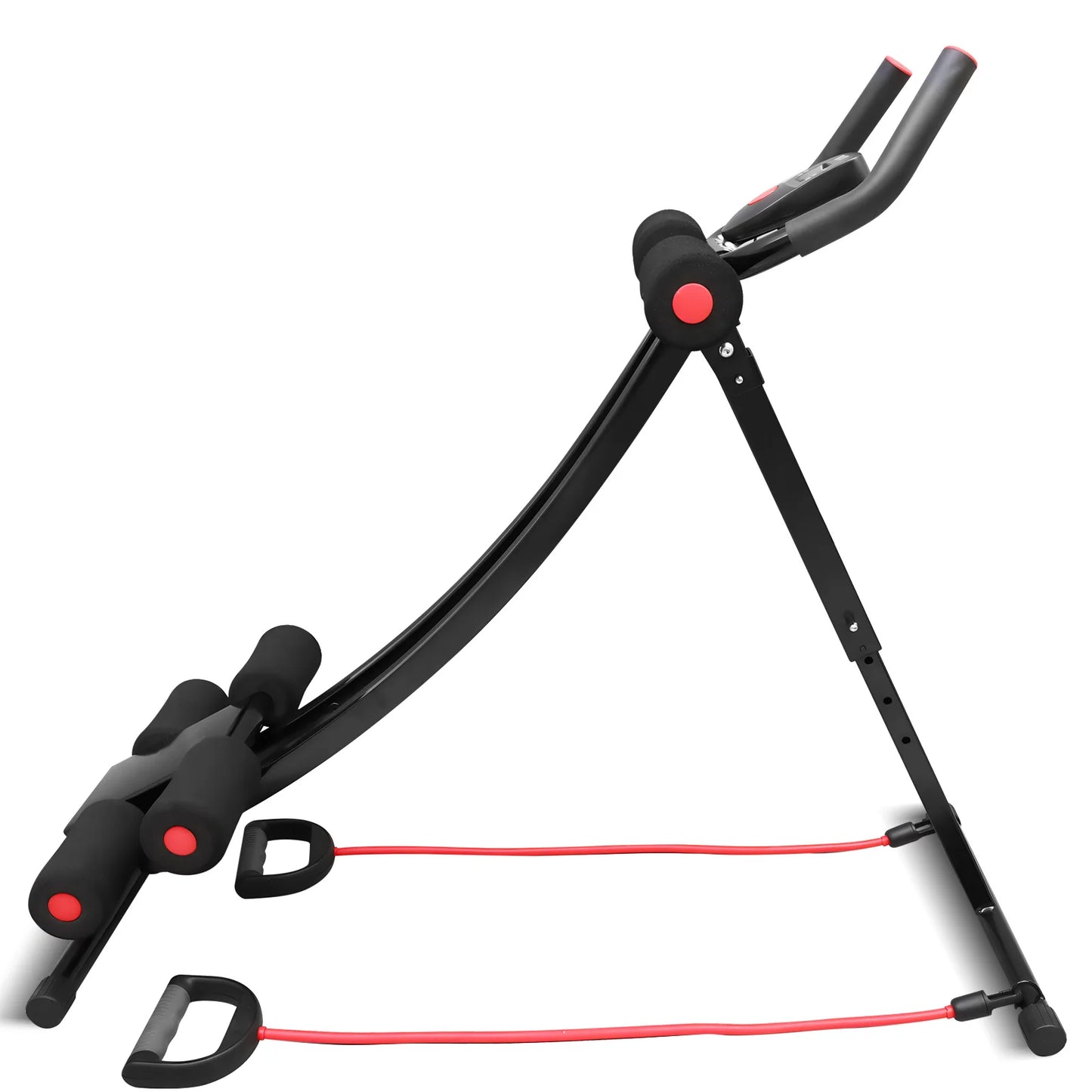 GIKPAL Foldable Ab Machine For Home Gym With LCD Display
