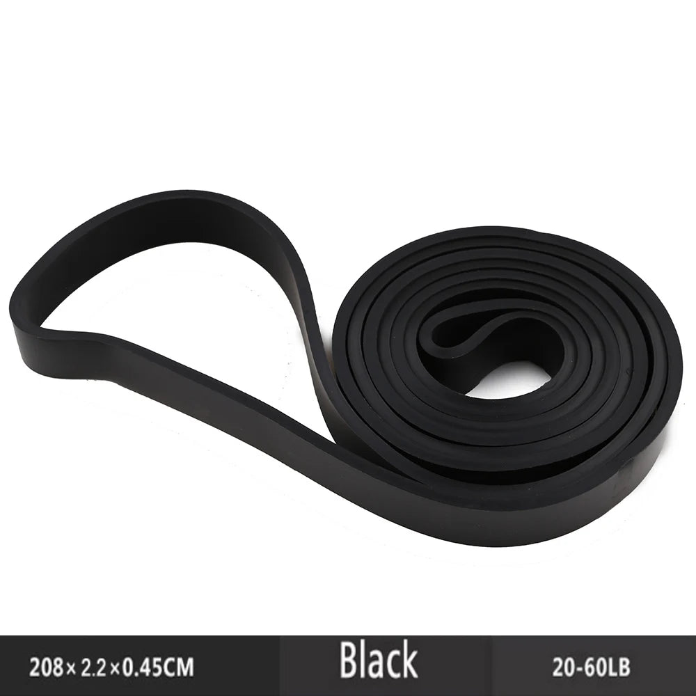 Natural Rubber Resistance Bands 41 Inch Belt For Pull Ups