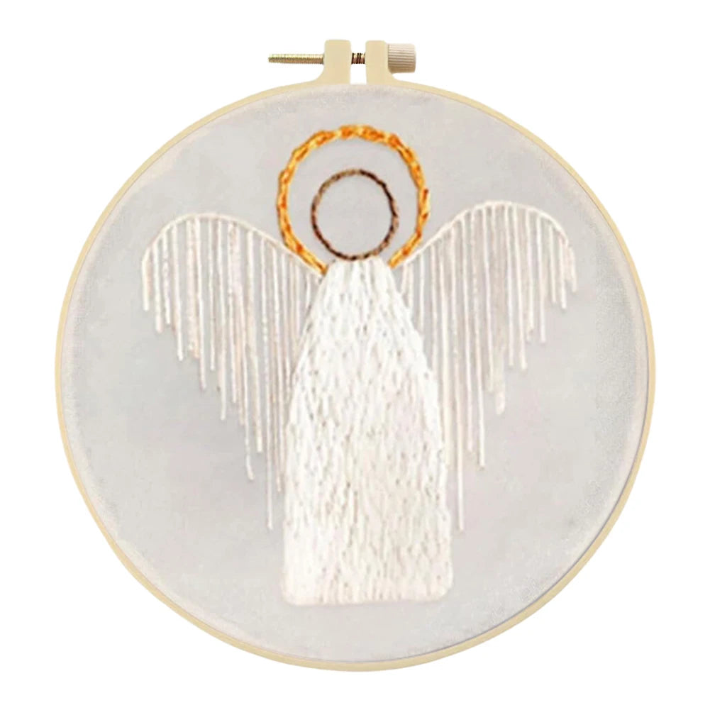 Nativity Cross Stitch Embroidery Kit with Cloth and Thread