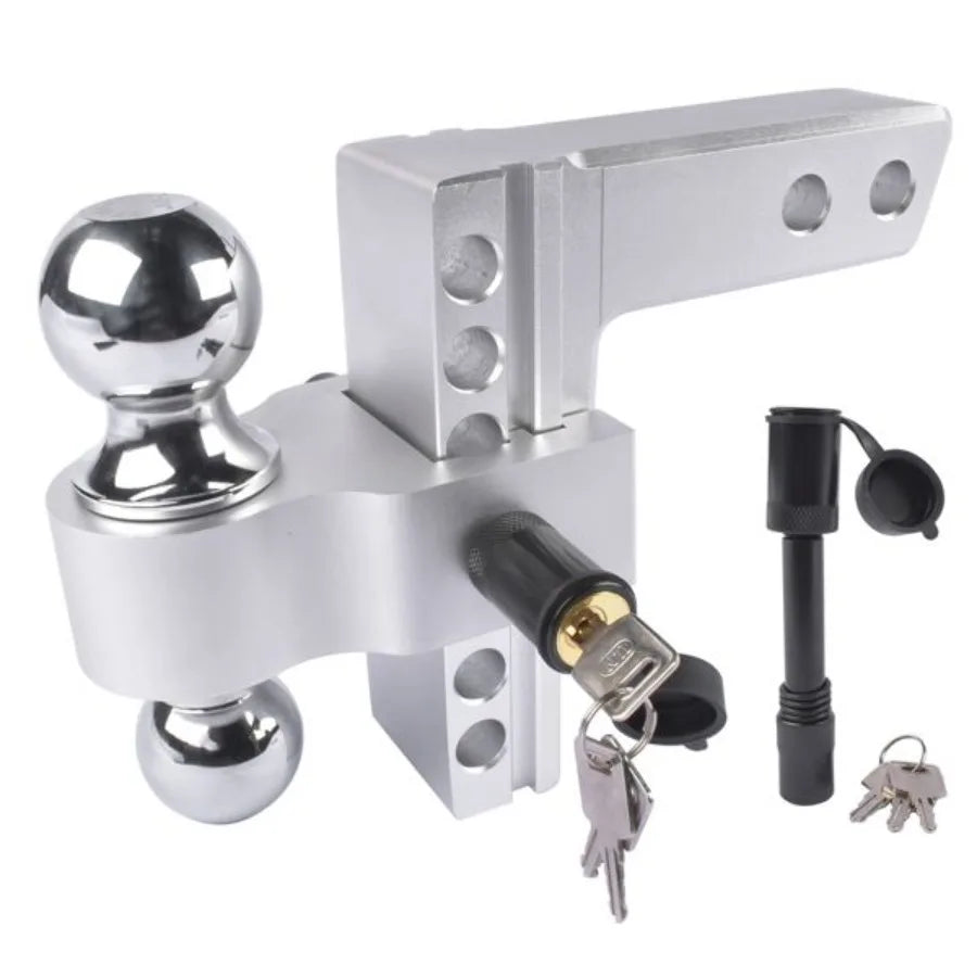 Adjustable Trailer Hitch 2 Inch Receiver Aluminum Rugged