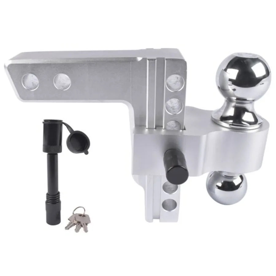 Adjustable Trailer Hitch 2 Inch Receiver Aluminum Rugged