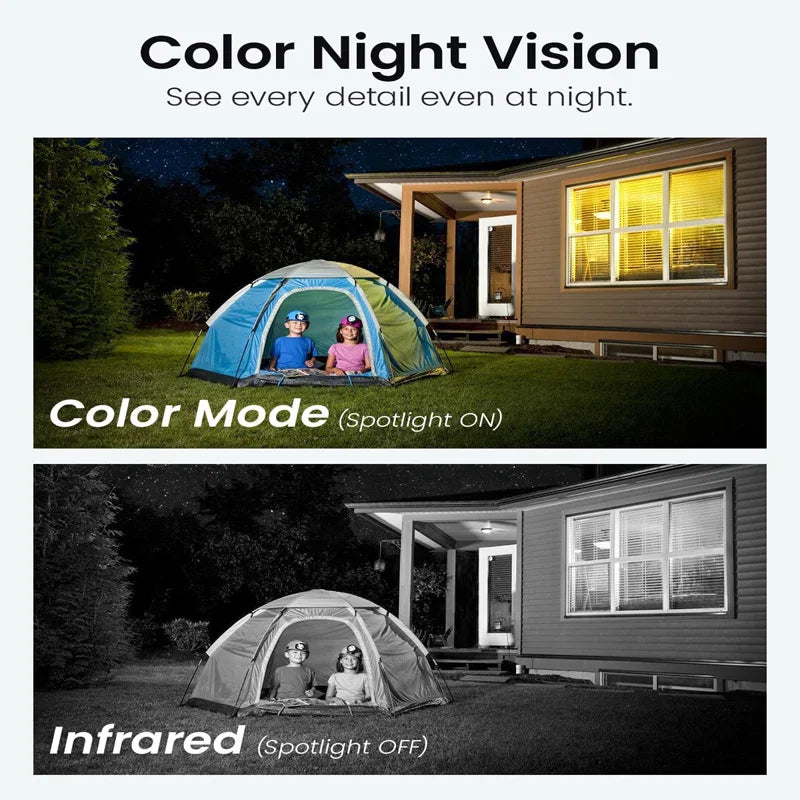 DEKCO PTZ 3MP WiFi Security Dome Camera Night Vision
