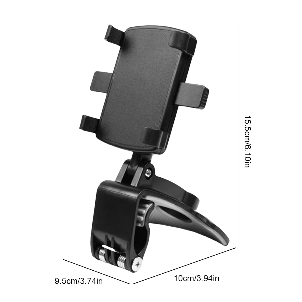 Car Phone Holder 360 Degree Rotating Dashboard Mount