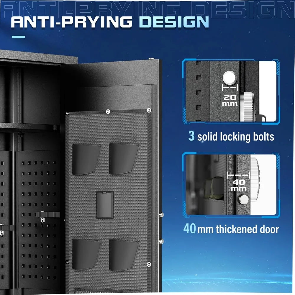 10 12 Gun Safe Home Rifle And Pistols Digital Keypad