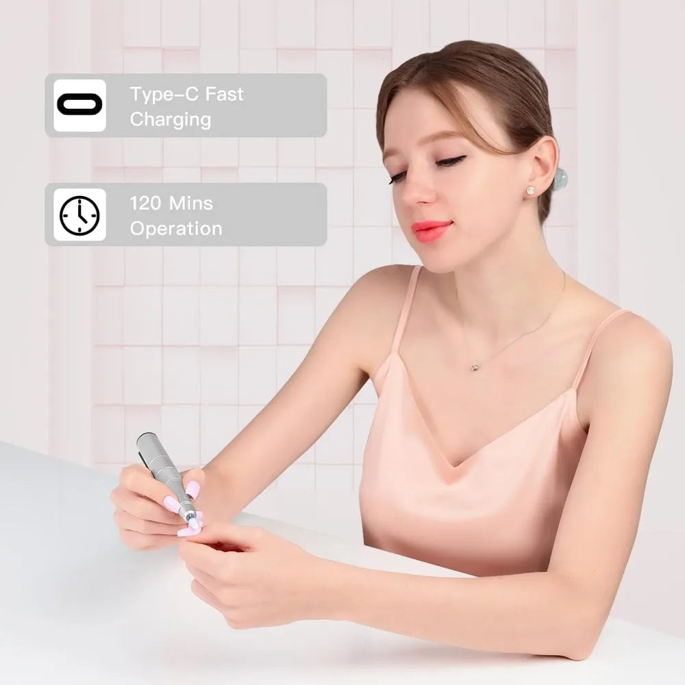 Cordless Nail Drill Set Electric Nail File For Gel Nails