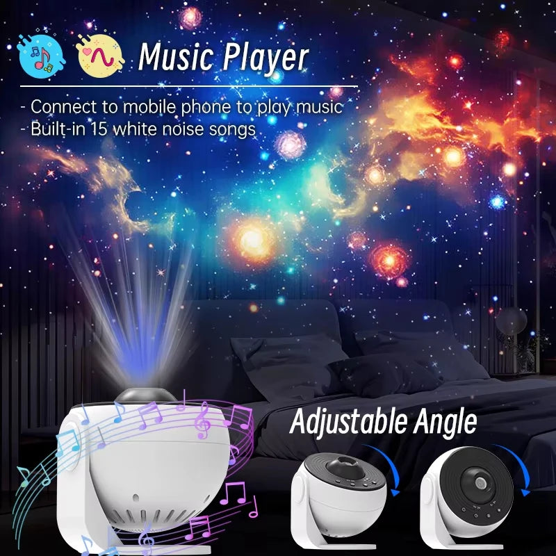 Galaxy Planetarium Star Projector Night Light Kids Adults
