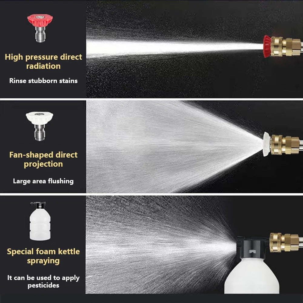 Wireless High Pressure Car Washer 30000mAh LiIon Battery