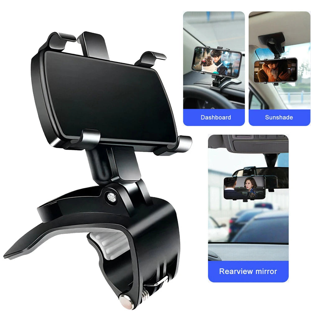 Car Phone Holder 360 Degree Rotating Dashboard Mount