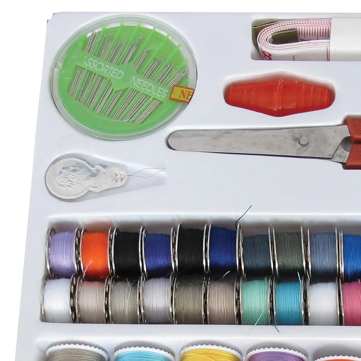 100-Piece Sewing Kit with Thread, Needles and Tools for DIY