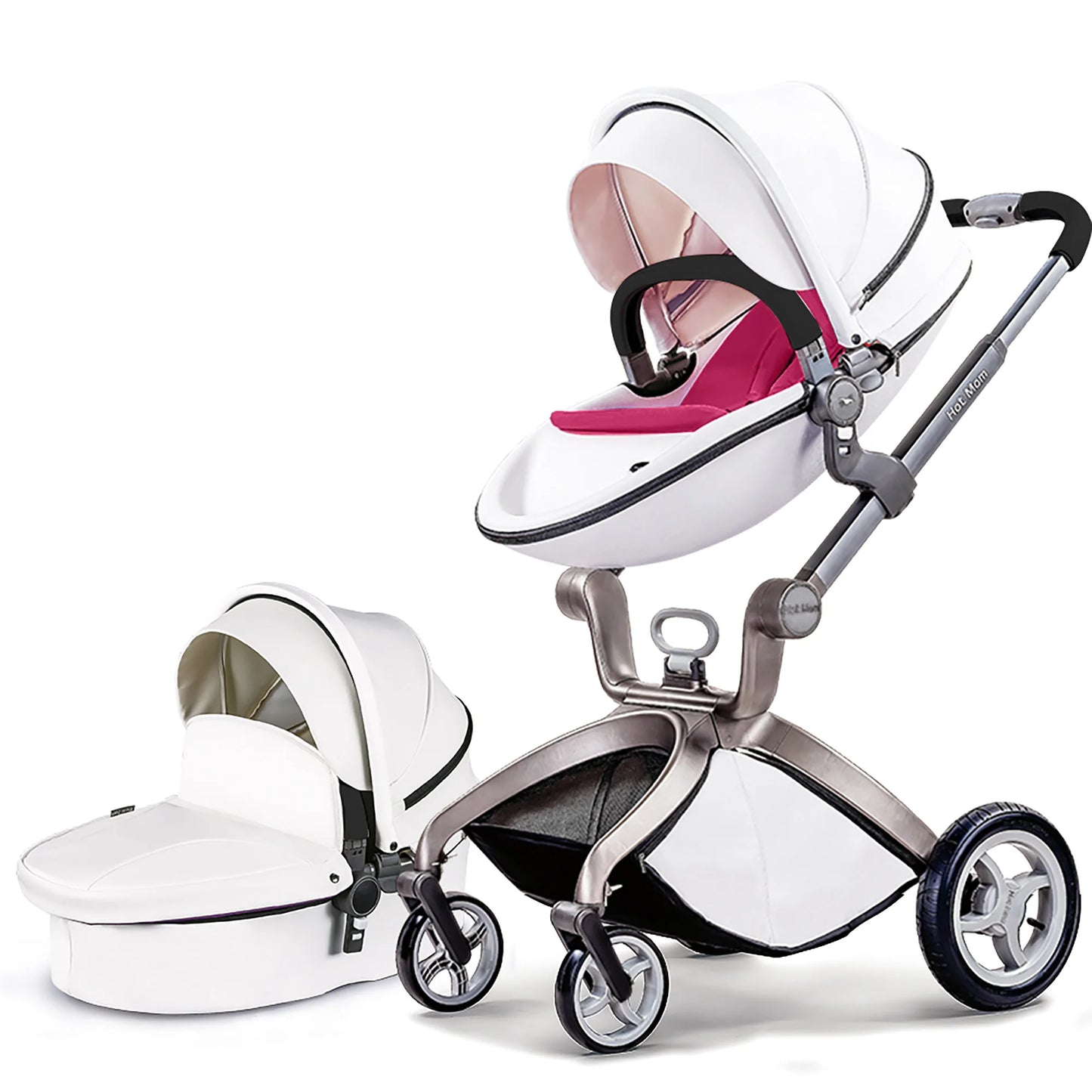 Hot Mom F22 3in1 Baby Stroller Adjustable Seat Aluminum Frame