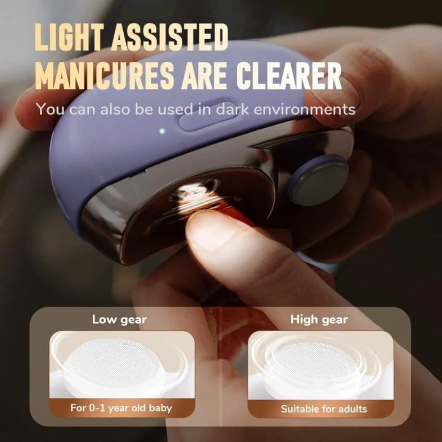 2025 Electric Nail Clippers Pain Free Trimmer For Seniors