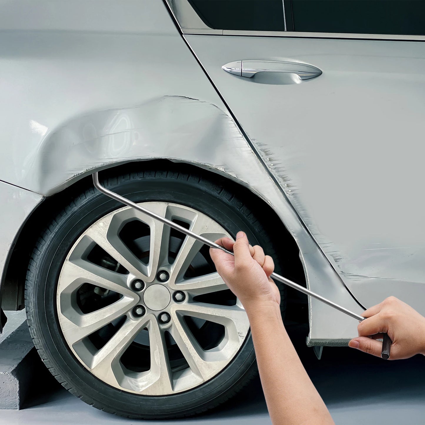10Pcs Dent Repair Rods Kit Paintless Removal Tools For Cars