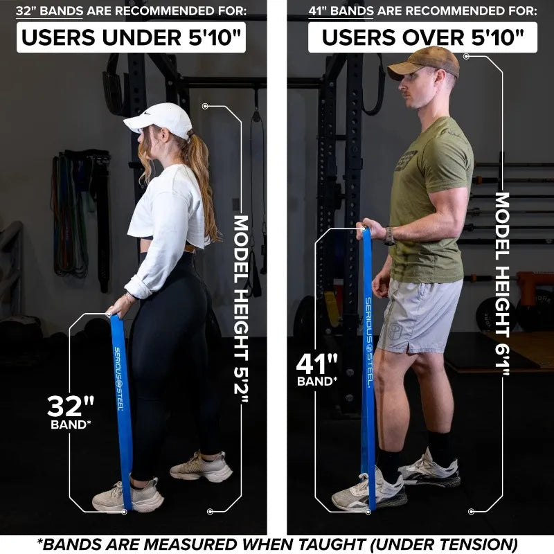 Serious Steel Fitness Resistance Bands Under Five Foot Ten