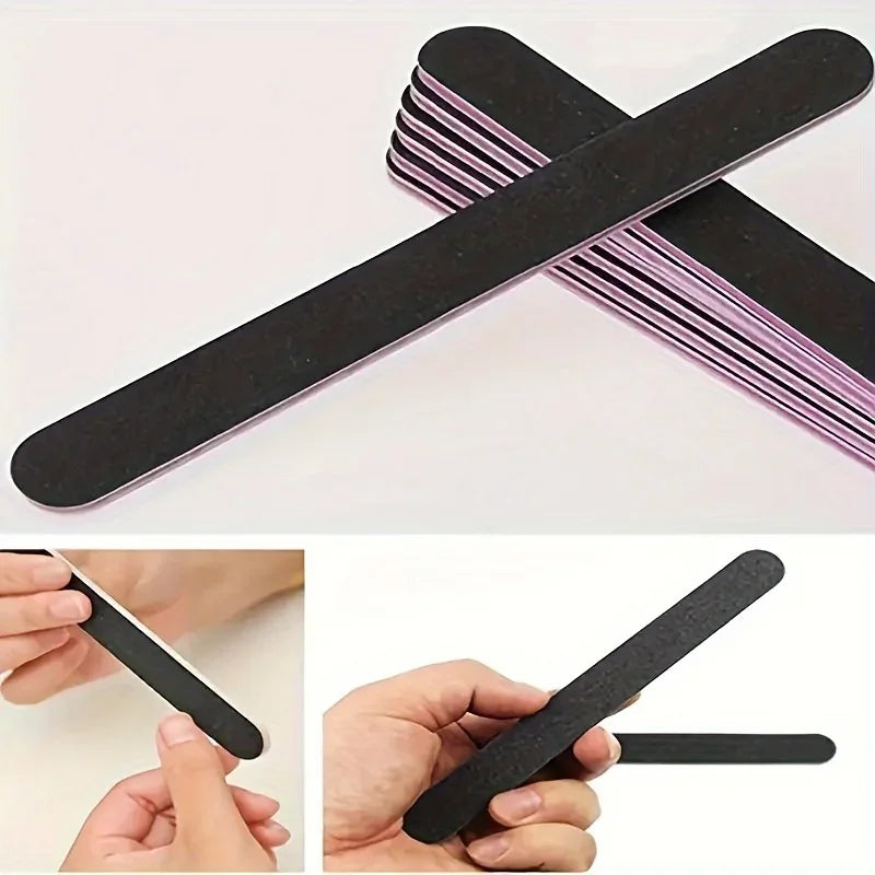 5 Pieces Double Sided Emery Board Nail File 100 180 Grit