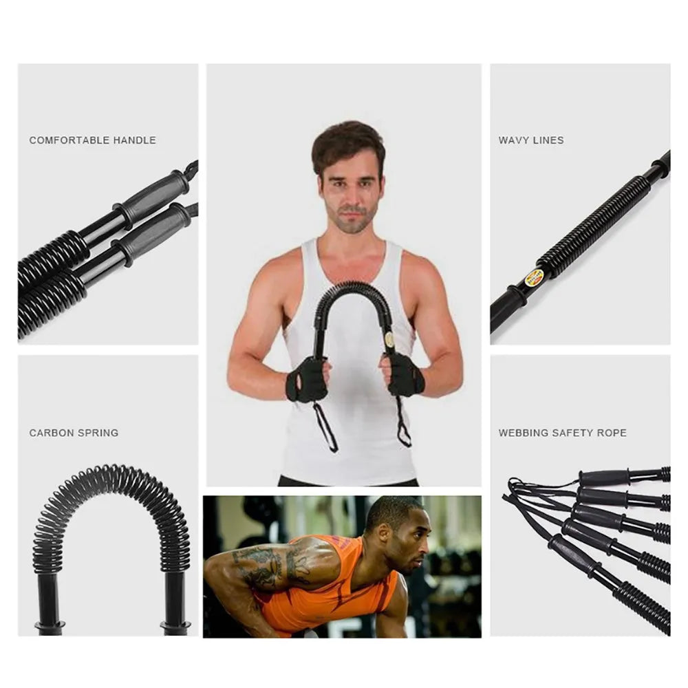 Heavy Duty Spring Chest Power Bar Twister For Upper Body