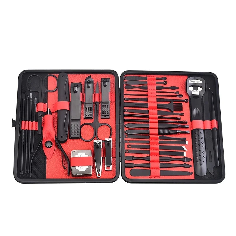 Professional Nail Clippers Cuticle Nippers Kit With Case