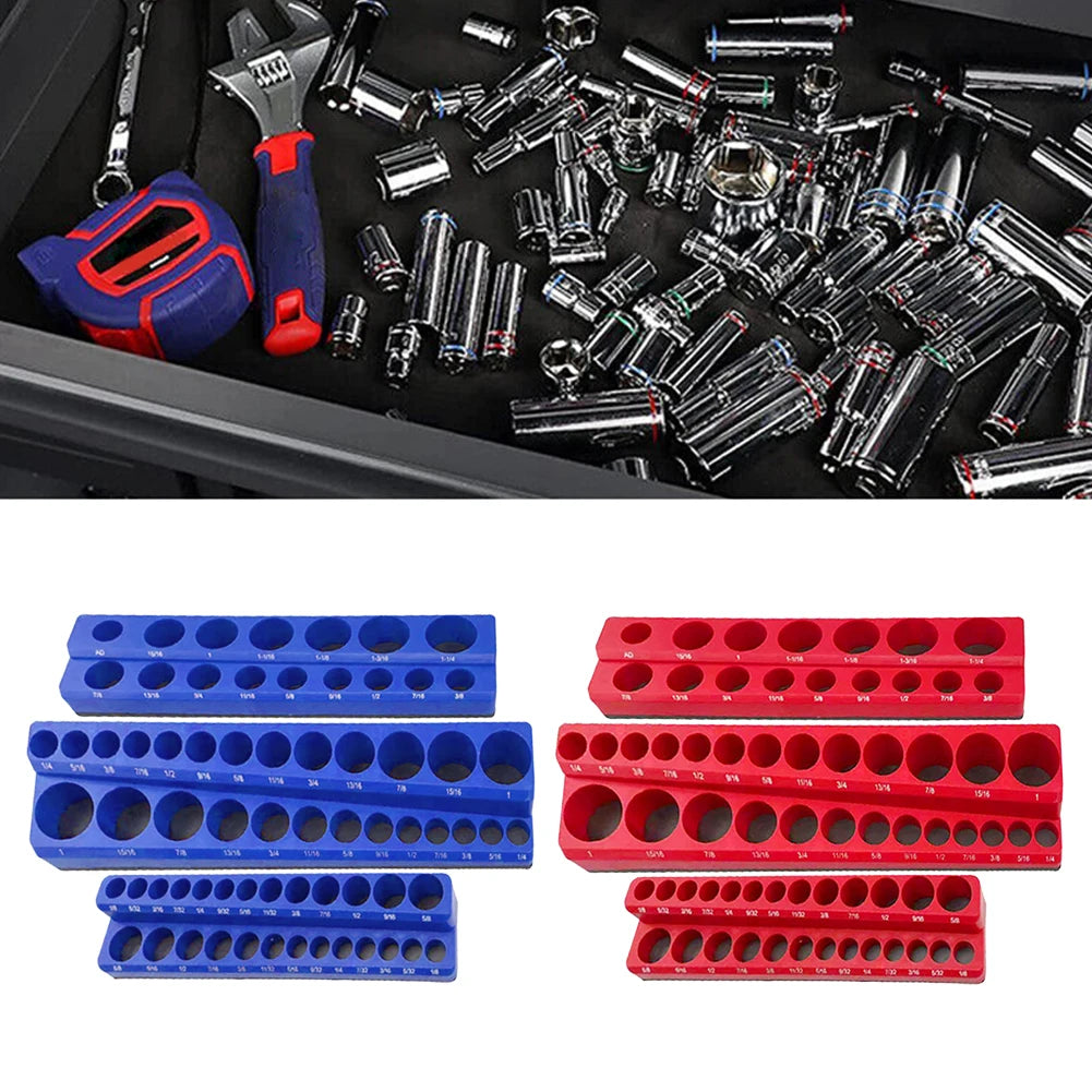Magnetic Socket Organizers 141 Socket Trays Storage Rack