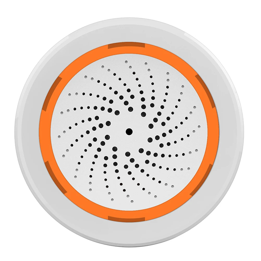Smart Siren Alarm Tuya Zigbee Sound Light Sensor Security