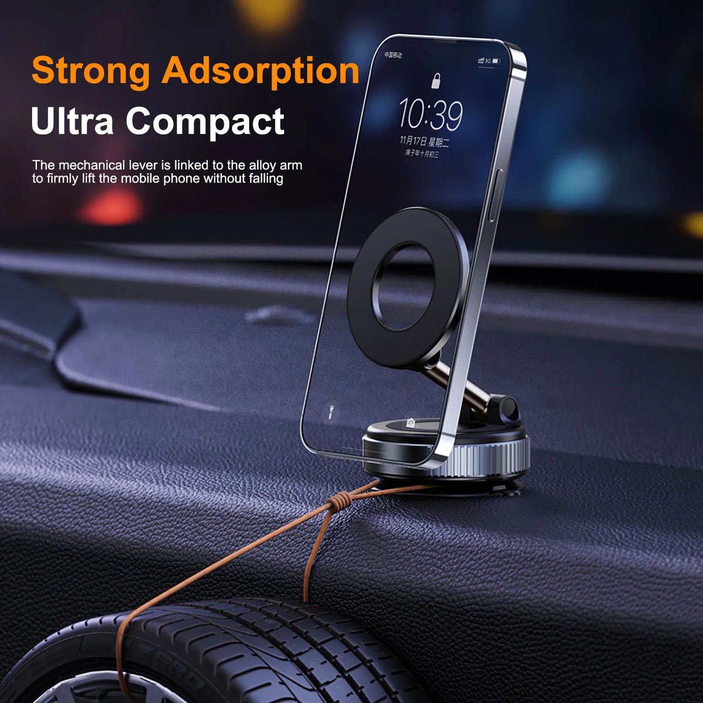 Car Mount Vacuum Holder Suction Stand Iphone 12 13 14 15 16