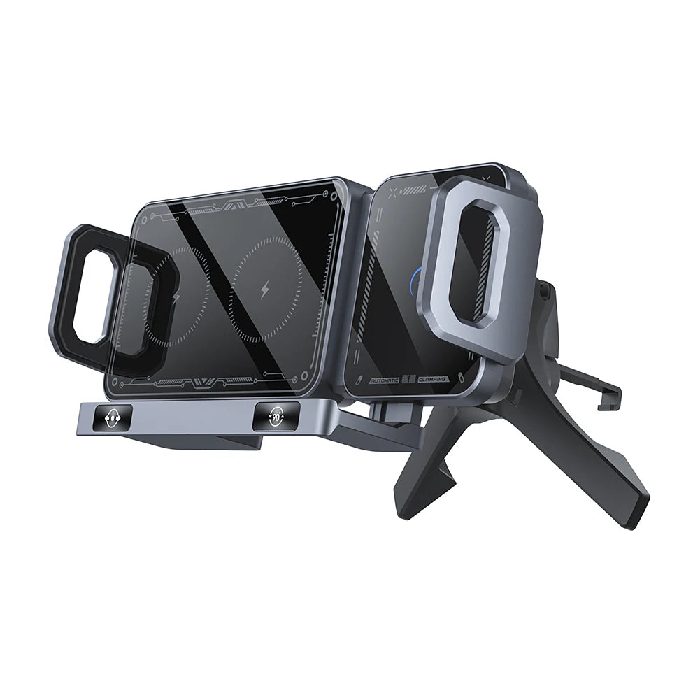 Car Wireless Charger One Touch Rotatable Vent Phone Mount
