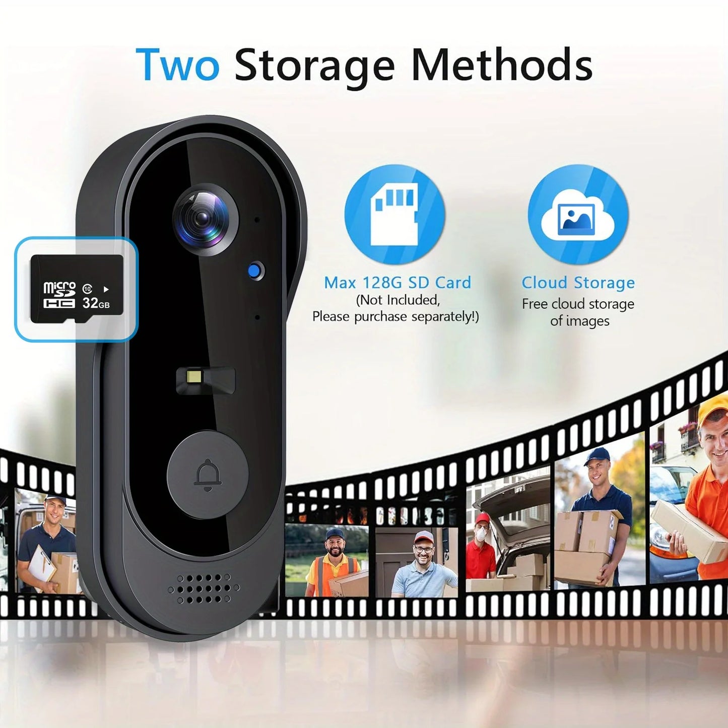 Tuya WiFi Smart Video Doorbell Outdoor 1080P Waterproof