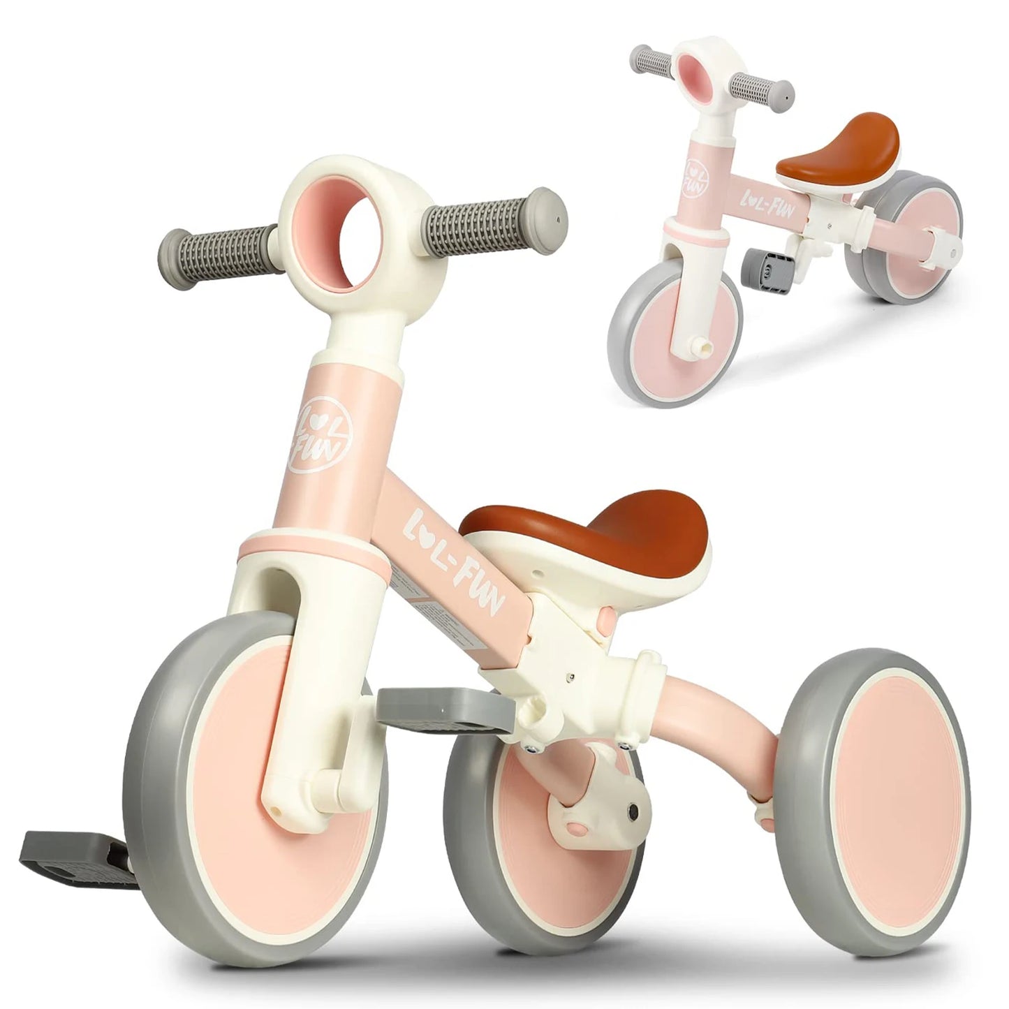 4 in 1 Toddler Balance Bike for Ages 1 to 4 Years Old