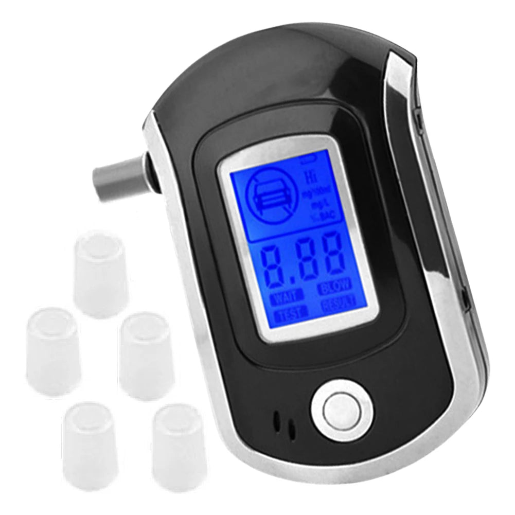 Digital Breath Alcohol Tester With LCD Display Handheld